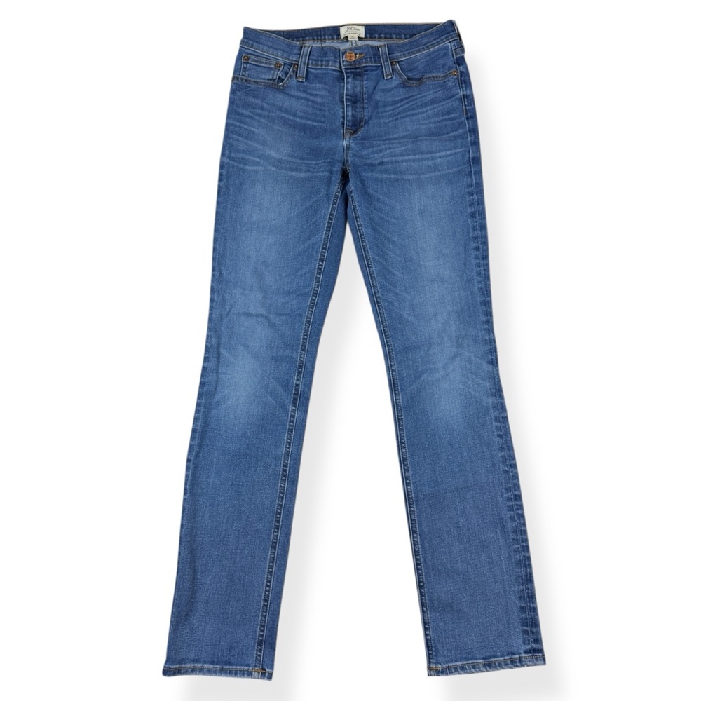 J Crew Jeans Womens 27 Matchstick Straight Leg Style E0070‎ Blue Denim